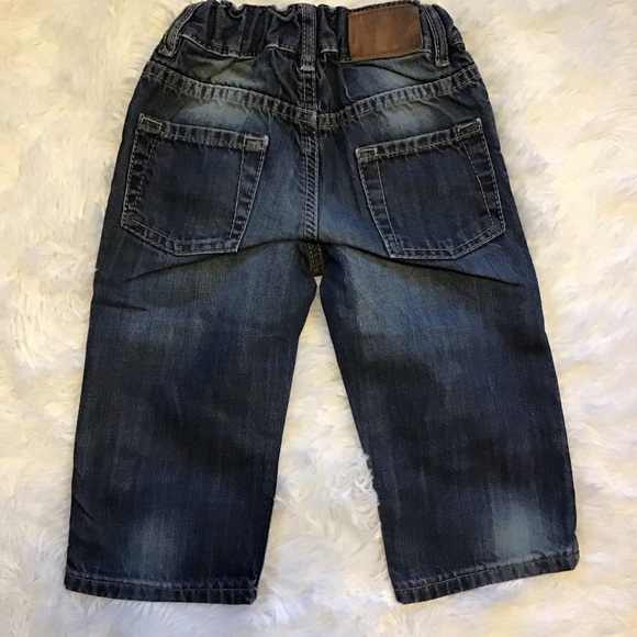 H&M L.O.G.G. (Label of Graded Goods) Faded Jeans 12-18 M - Picture 2 of 3